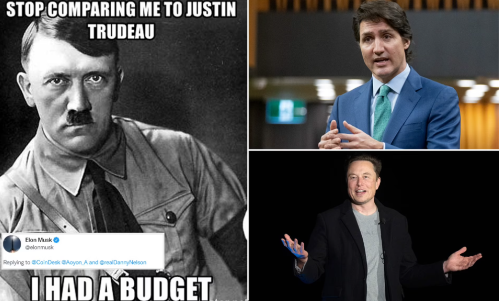 Read more about the article Elon Musk usporedio Trudeaua s Hitlerom