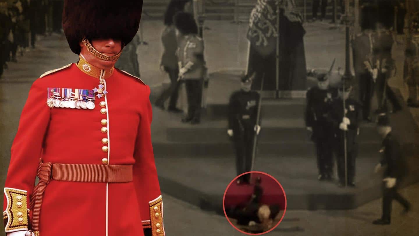 Read more about the article Iznenada kolabirao stražar koji je čuvao lijes kraljice Elizabete