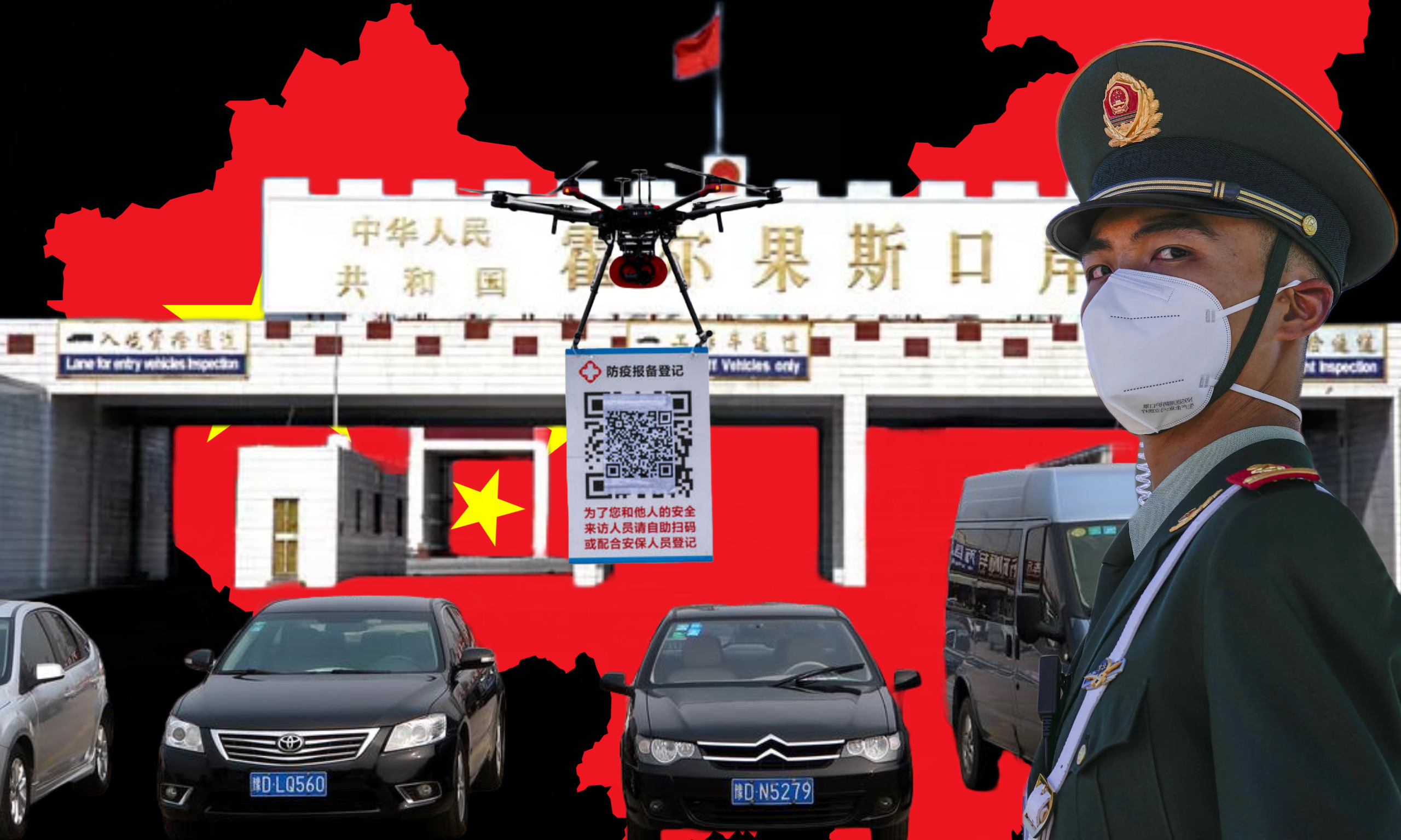 Read more about the article Stravično: Kineski dron izdaje naređenja i zahtjeva skeniranje QR koda na kontrolnom punktu