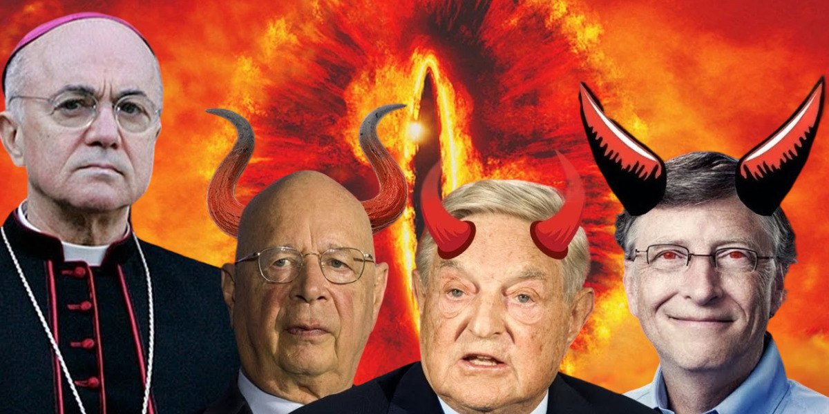 Read more about the article Archbishop Viganò said: Reject the satanists Soros, Schwab and Gates – ‘We urgently need an anti-globalist alliance’